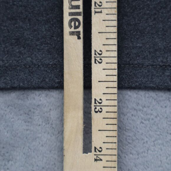 Rebook Sweatshirt Womens S Gray Long Sleeve Drawstring Logo Pullover Hoodie - Picture 6 of 16